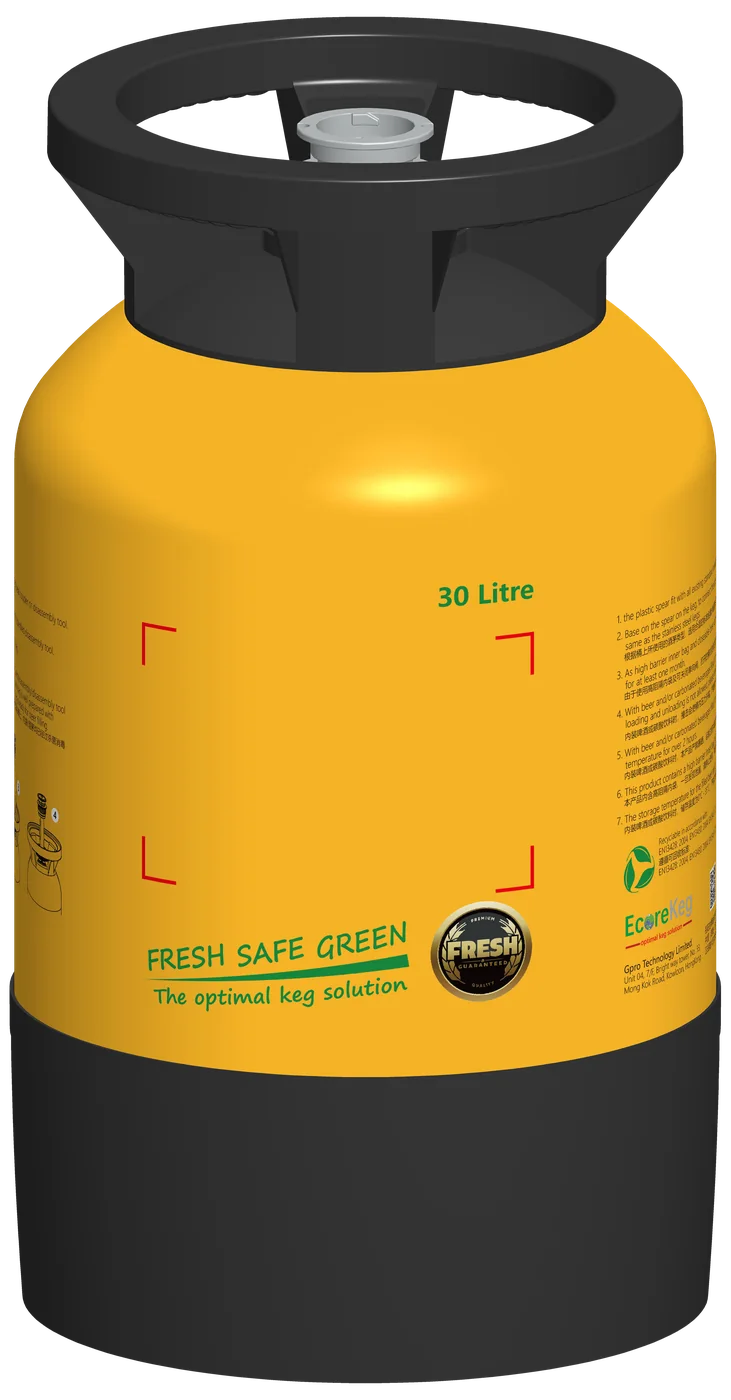 EcoReKeg 30-litre keg with Sankey coupler